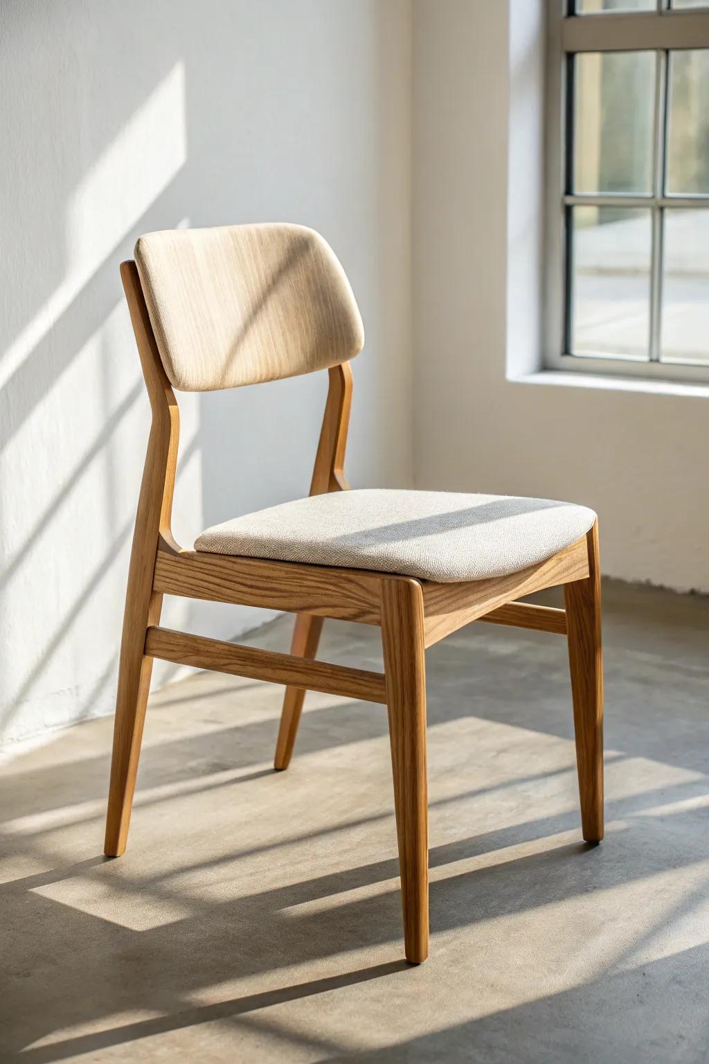 A padded seat makes break-room chairs feel new—clean lines, cozy comfort, durable fabric.