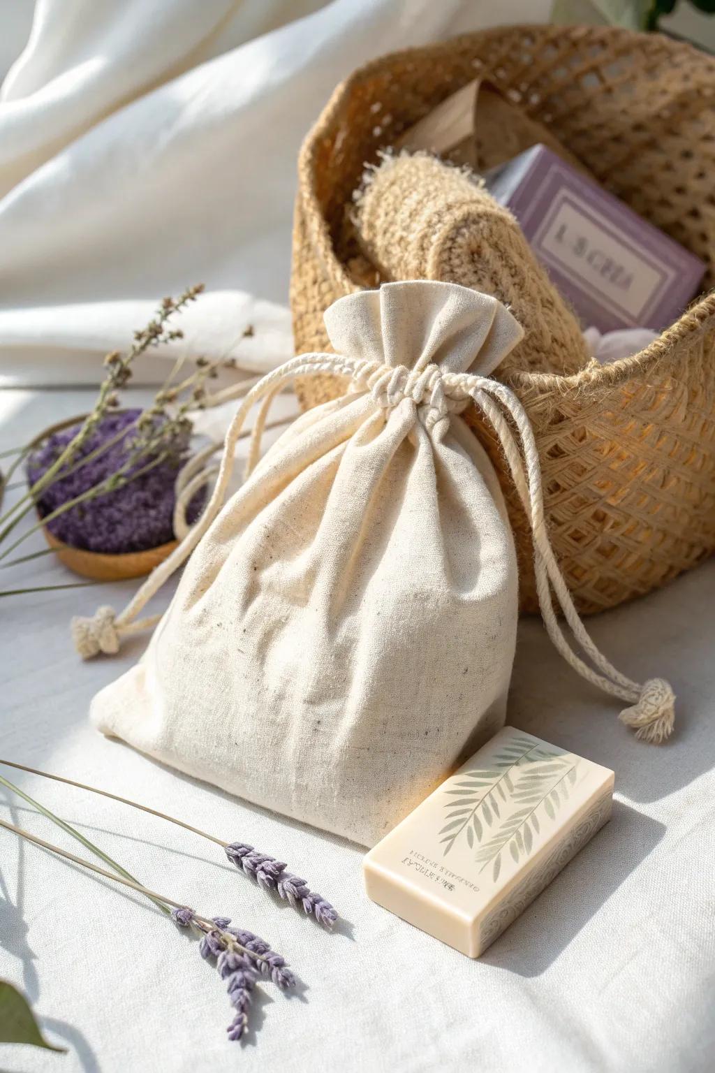 Embrace tranquility with our luxurious spa-themed gift bag, a perfect blend of minimalist style and soothing relaxation.