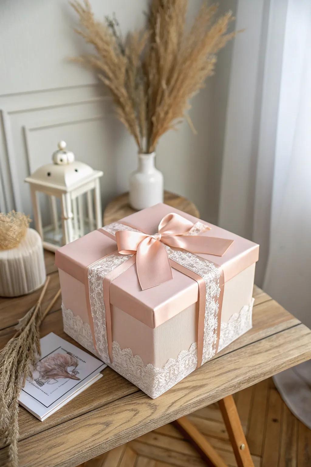 Elevate your event with a touch of elegance: Craft your own beautiful raffle gift box.