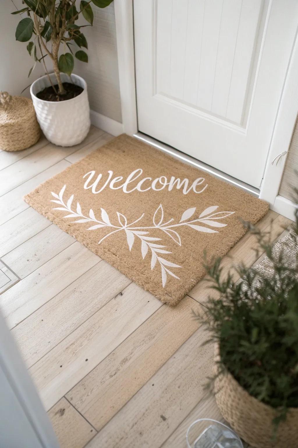 Welcome home with style: Create your own personalized doormat!