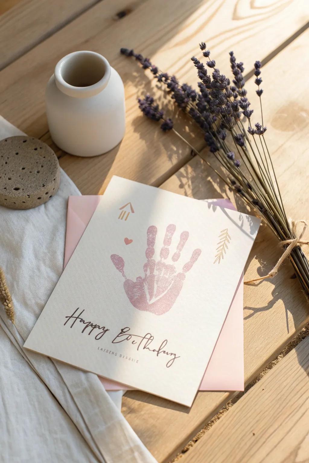 Cherish the moment with a handcrafted touch: a perfect keepsake for any birthday.