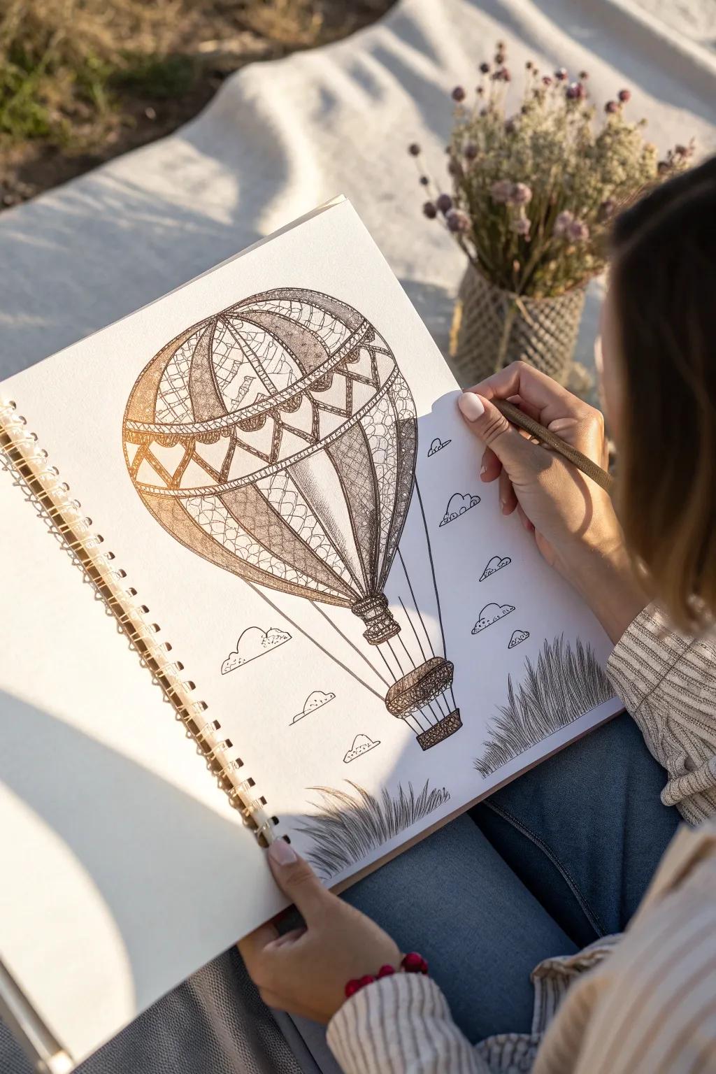 Elevate your art with shading magic: Discover the depth of a 3D effect in your drawings.