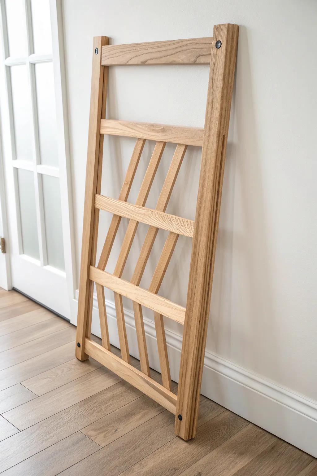 Pocket-hole frame: slim rails, crisp corners, and a backyard gate that stays beautifully lightweight.