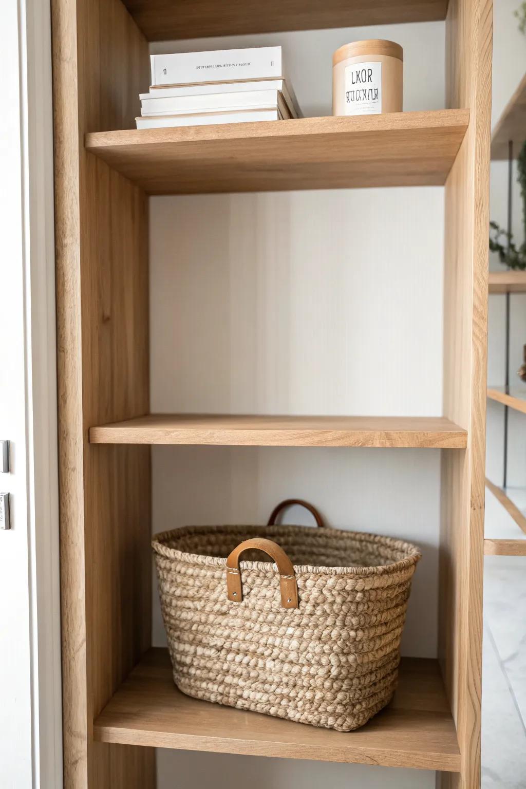 Give basket shelves 10–12