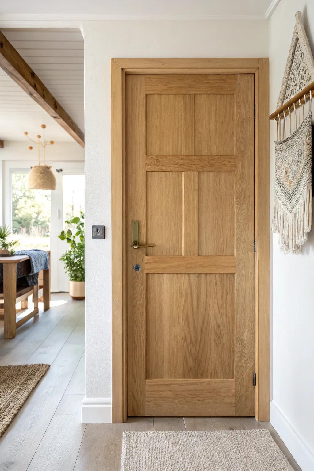 Dutch door charm: airy top, secure bottom—an elegant pocket door alternative for pets.
