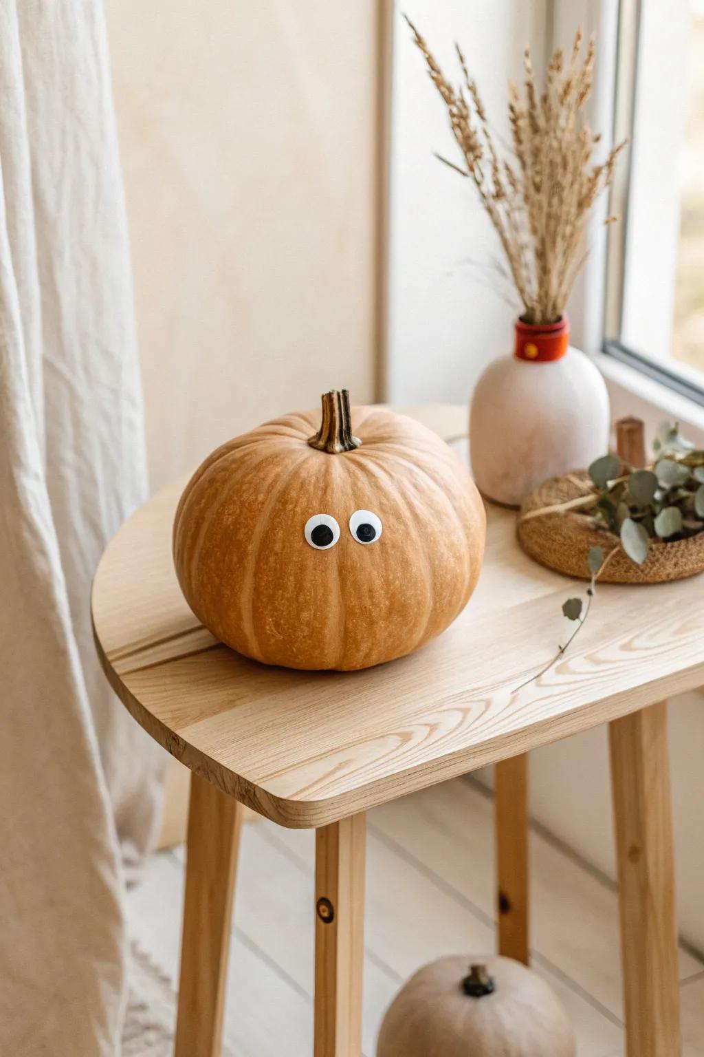 Minimalist Chic: A playful twist on natural beauty with a touch of whimsy!