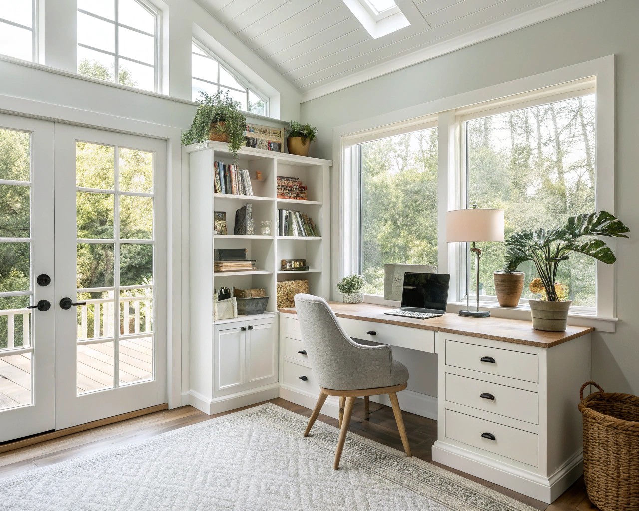 A well-designed home office setup tailored to individual work needs.