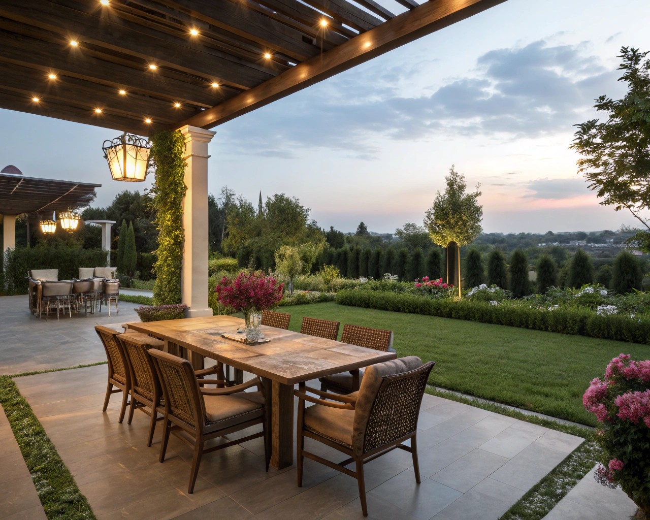 Ambient lighting solutions for residential patios to enhance evening use.