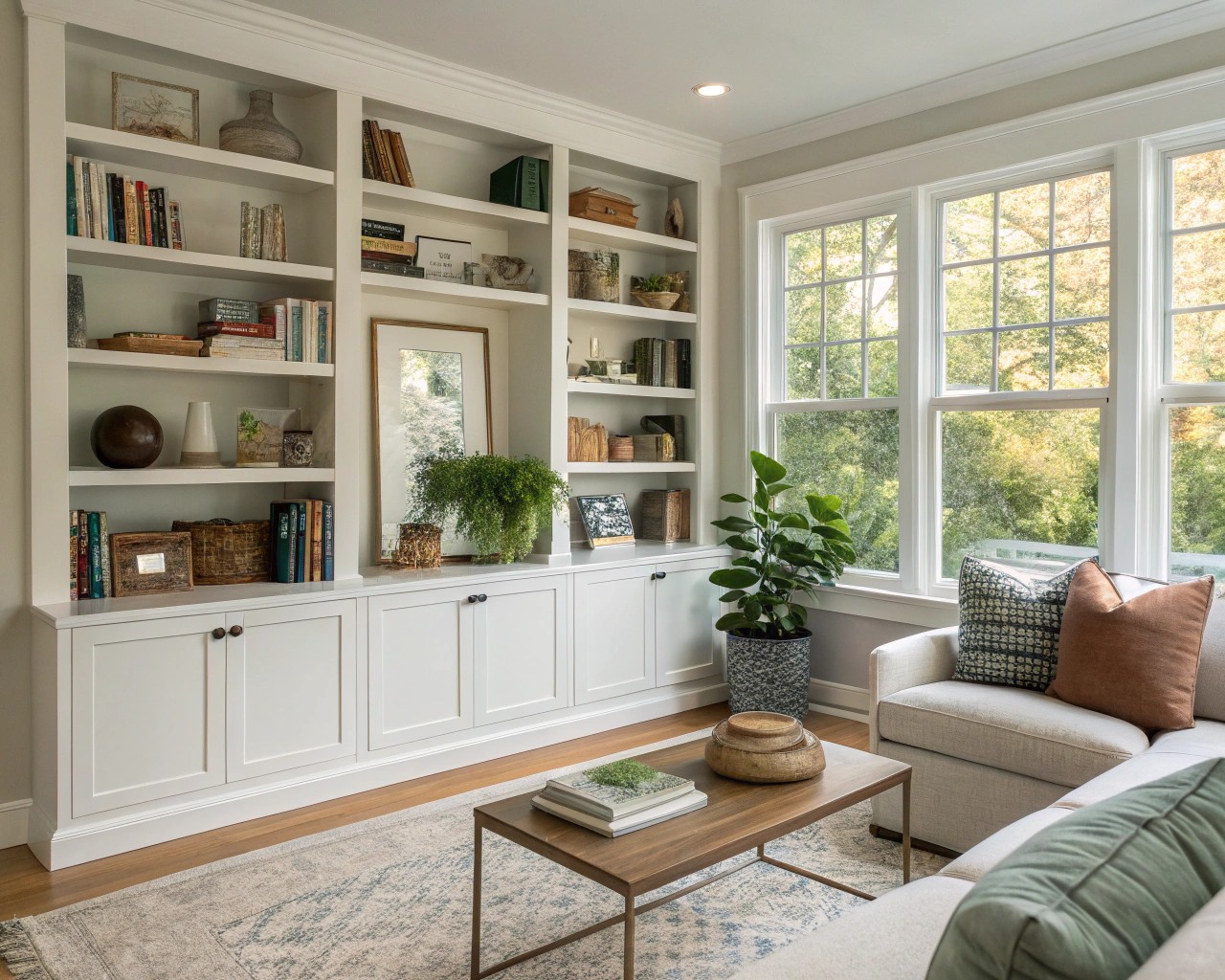 Architectural elements naturally integrate as subtle focal points.