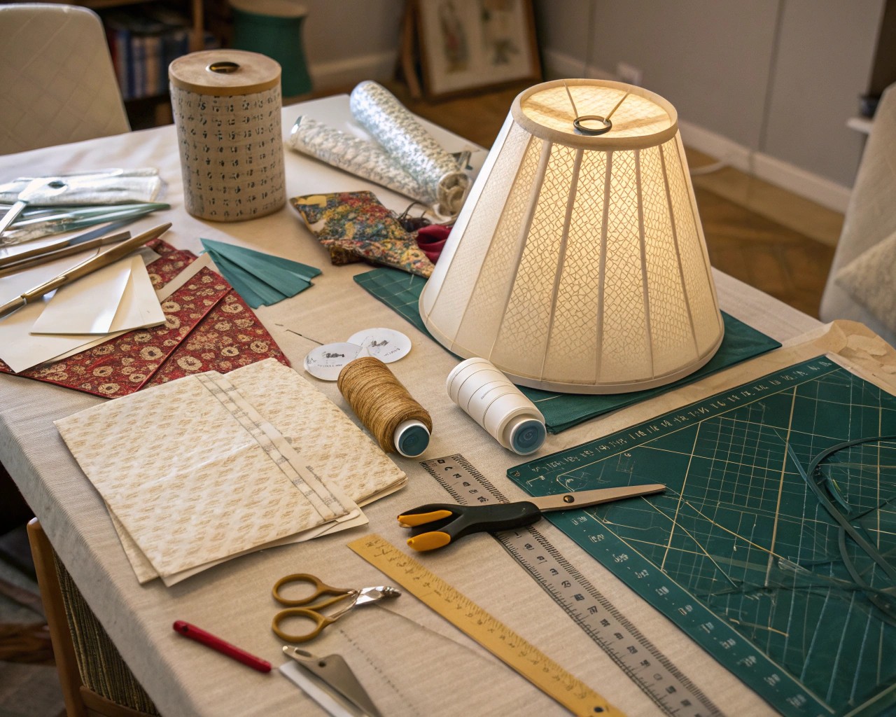 Employ diverse techniques to ensure your lampshade stands out as a unique masterpiece.