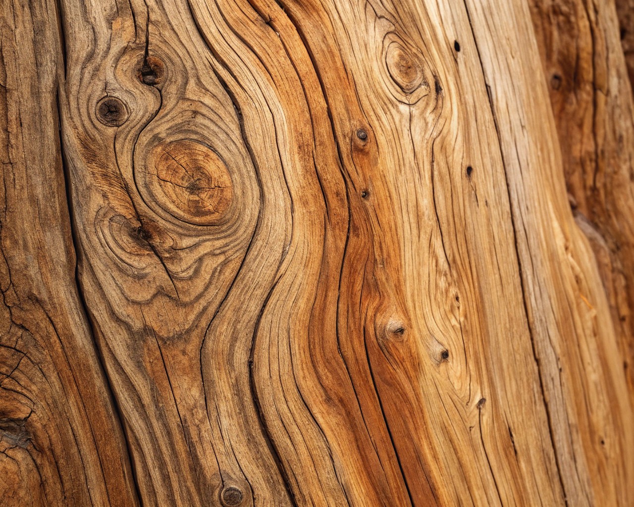 Each piece of reclaimed wood tells a unique story through its grain and texture.