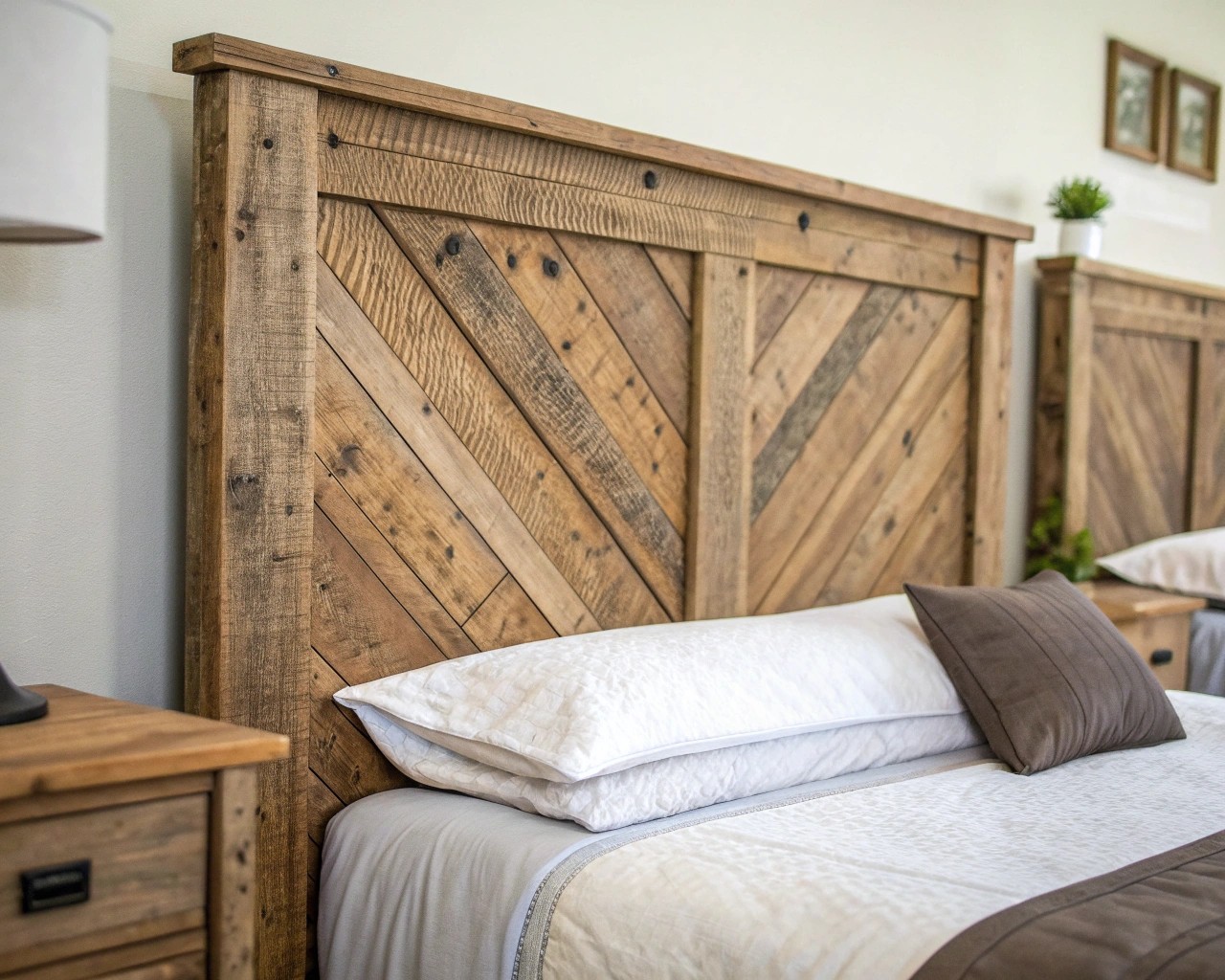 Reclaimed wood offers versatility in any room of the home.
