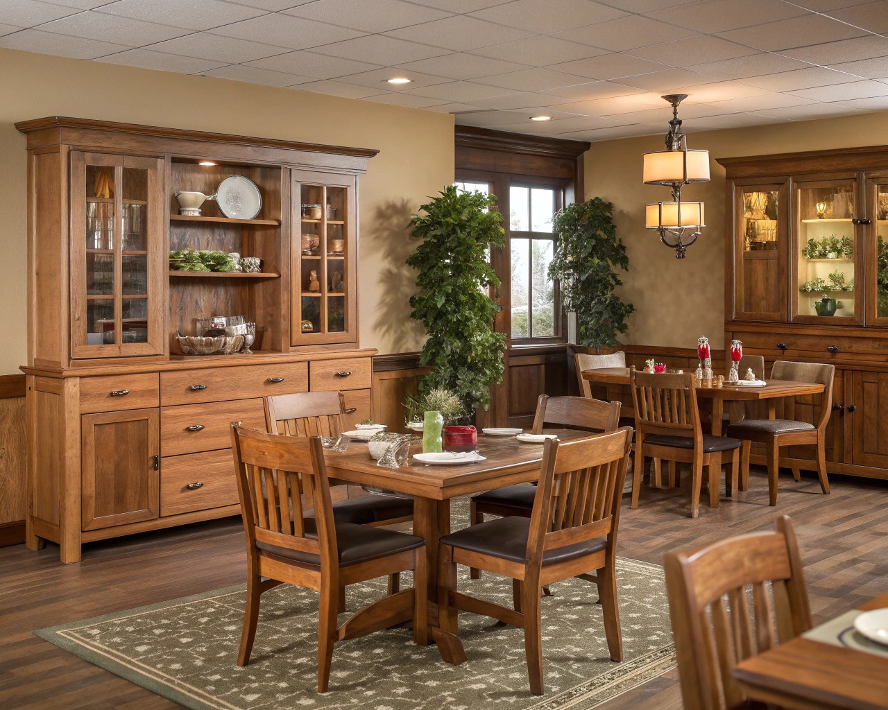 Repeating key wood tones brings coherence to interior spaces.