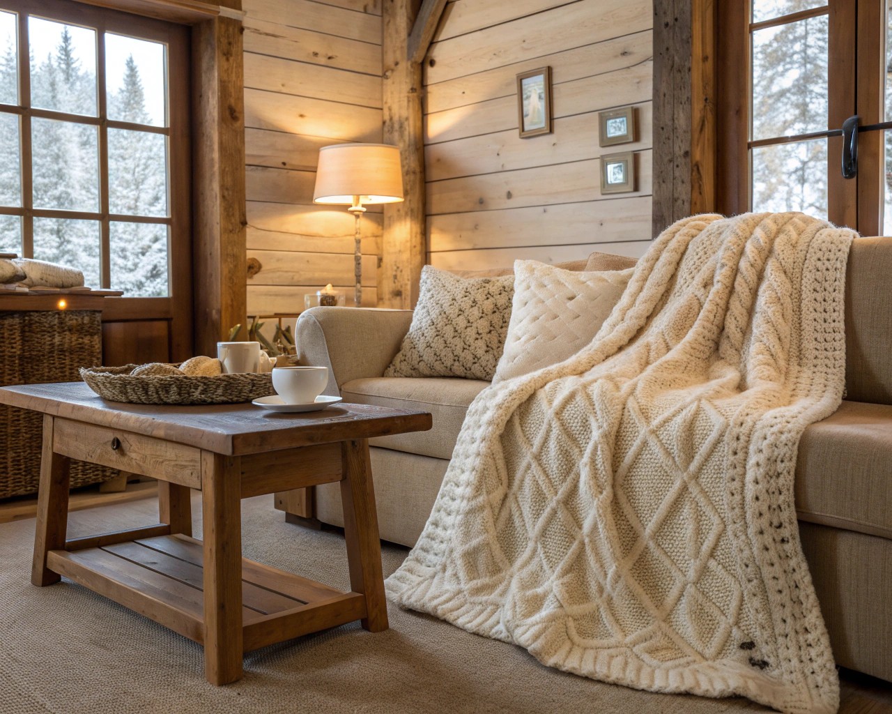 Tactile surfaces contribute to emotional and physical comfort in a home setting.