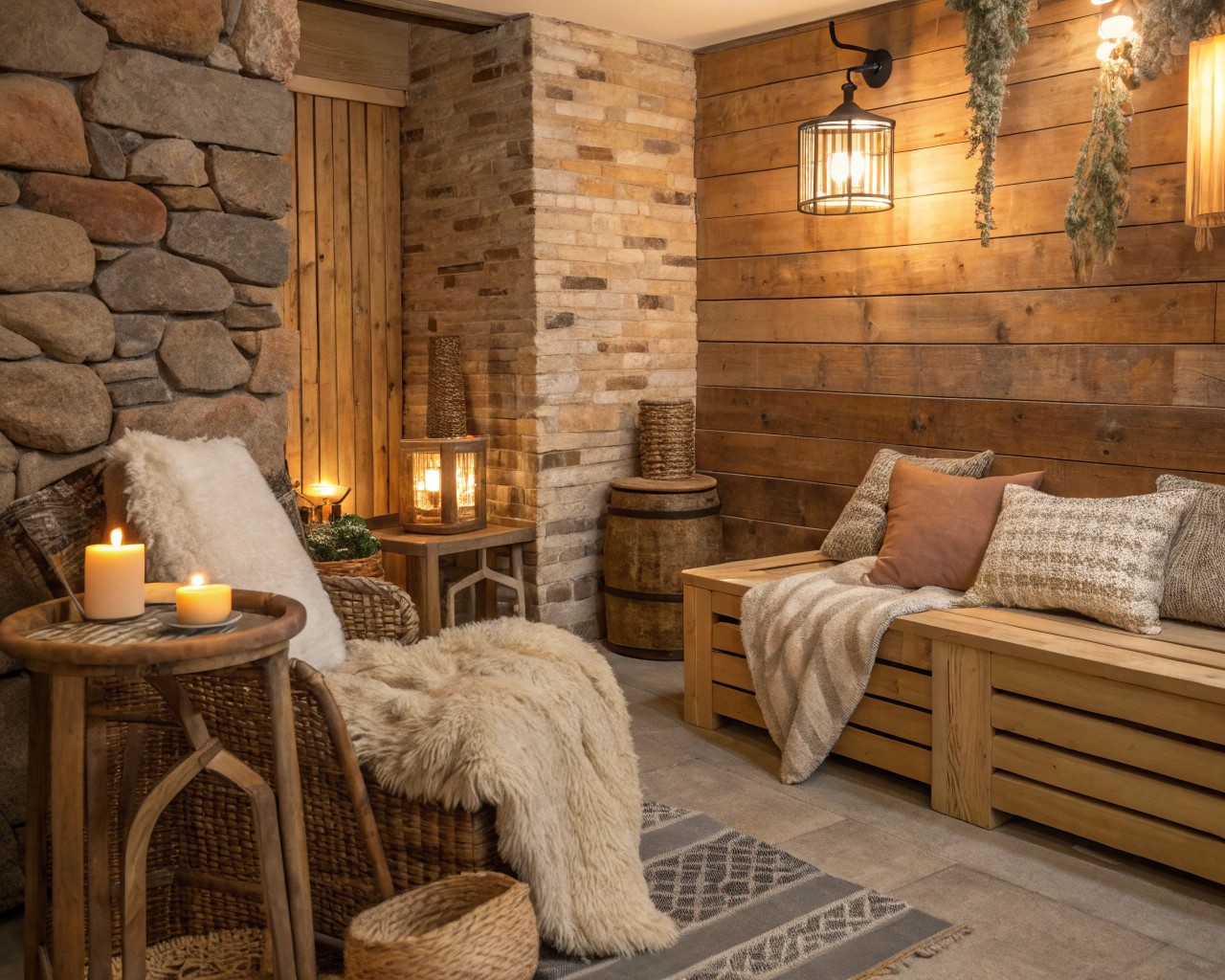 Use natural materials to harmonize thermal comfort and adjust to seasonal changes.