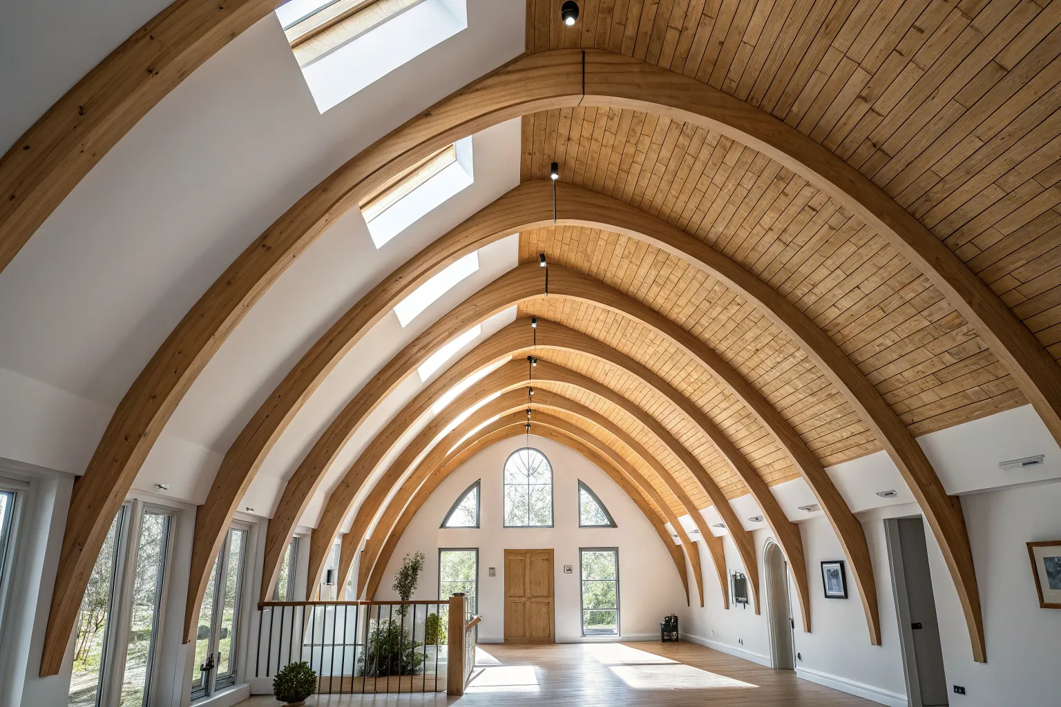 9+ Warm Arched Ceiling Ideas in Wood for Cozy Homes