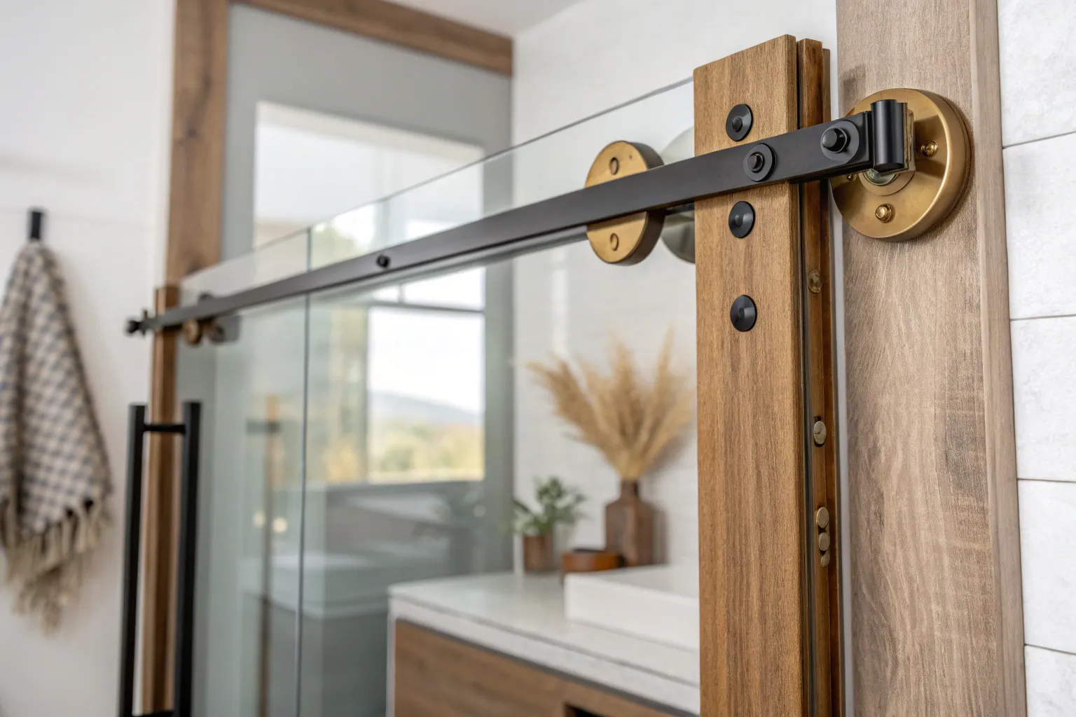 13+ Stylish Barn Door Shower Ideas for Small Bathrooms