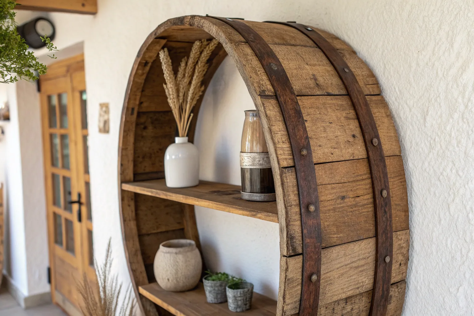 20+ Creative Barrel Staves Project Ideas for Rustic Decor