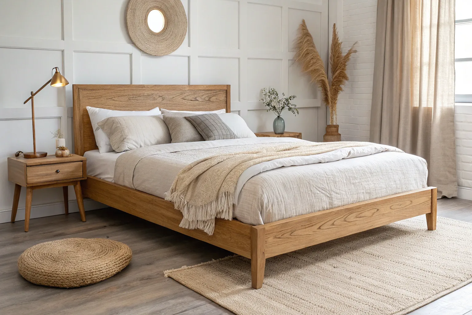 16+ Cozy Wooden Bed Set Ideas for a Warm Bedroom