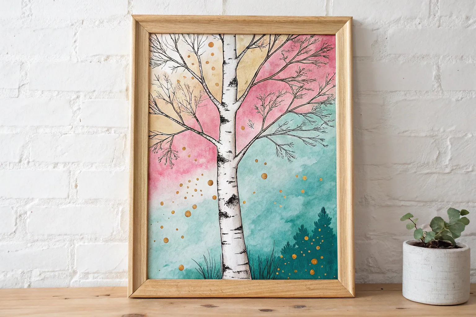 11+ Inspiring Birch Tree Painting Ideas