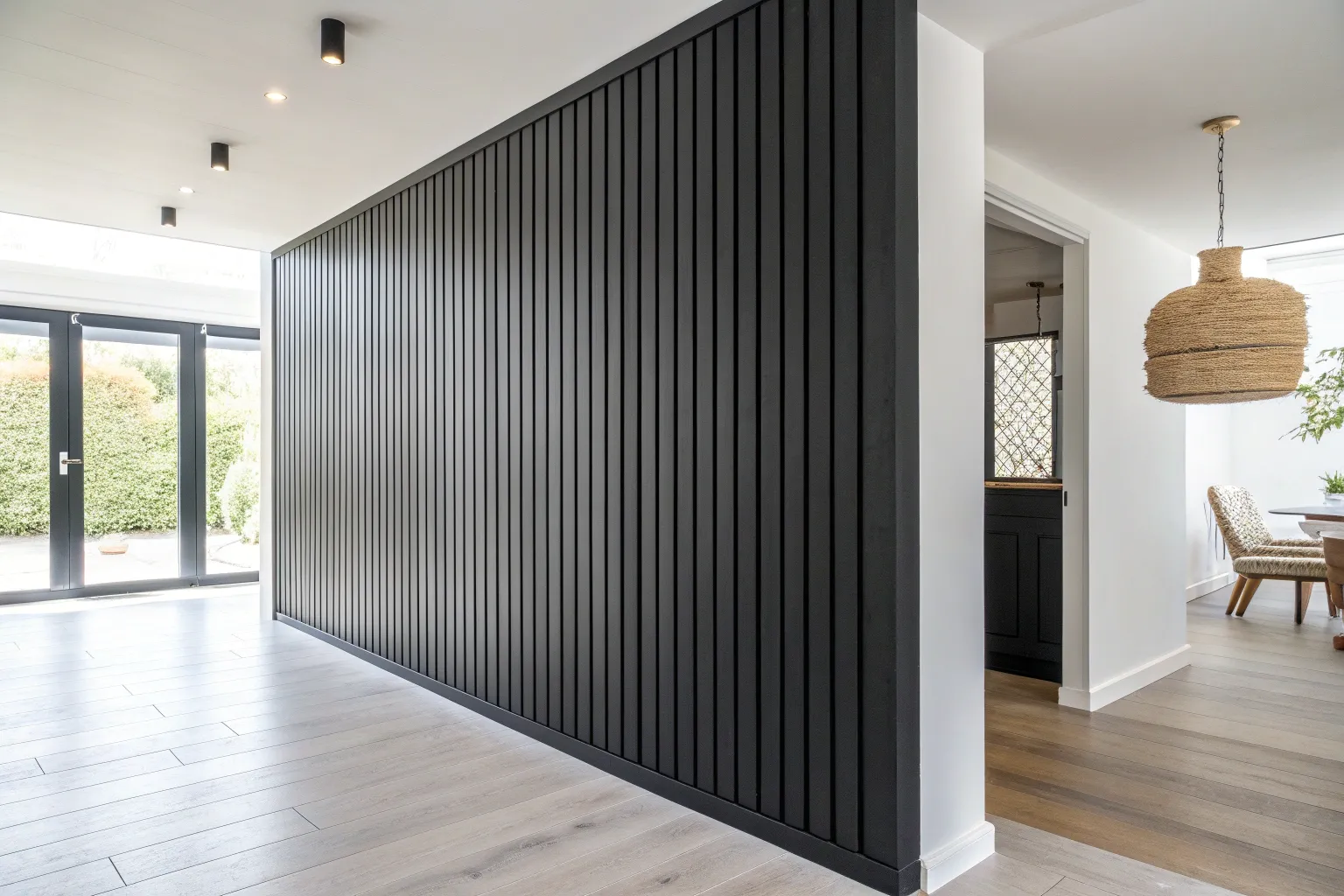13+ Stylish Black Wall Paneling Ideas for Cozy Wood Interiors