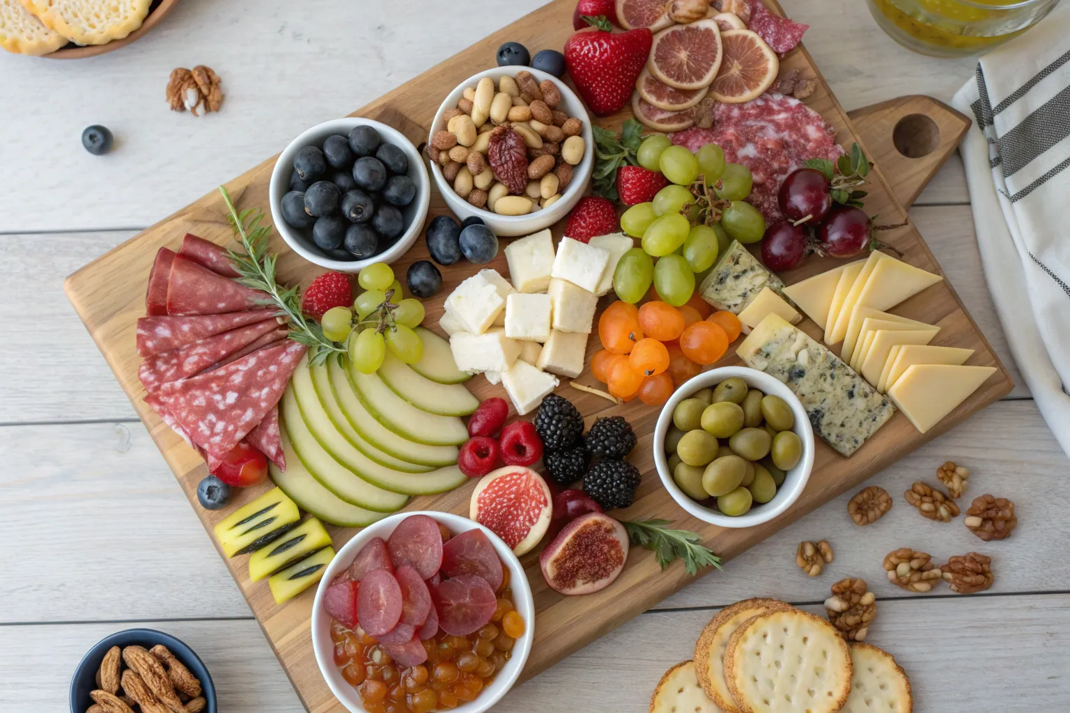 13+ Stylish Charcuterie Table Ideas for Wooden Boards