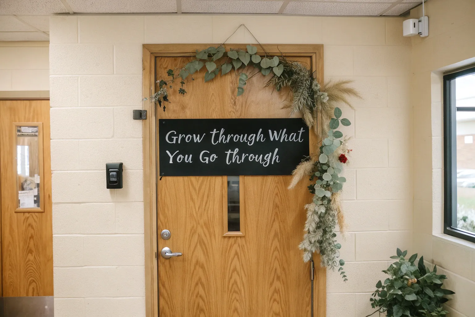 15+ Creative Classroom Door Ideas with Wood Accents