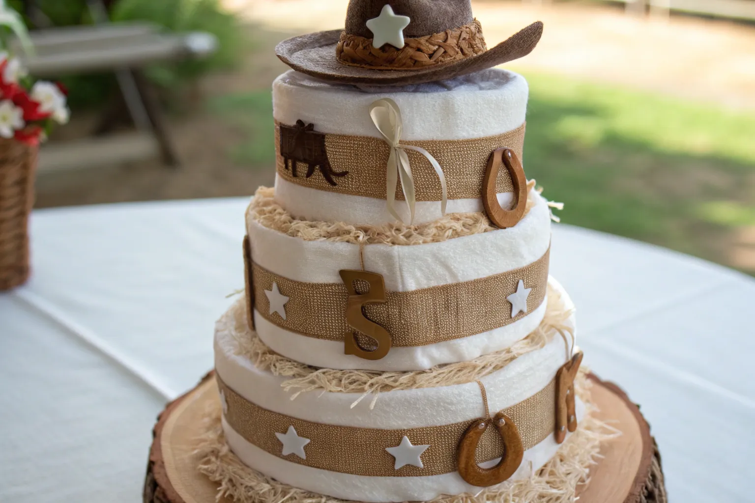 12+ Creative Cowboy Diaper Cake Ideas