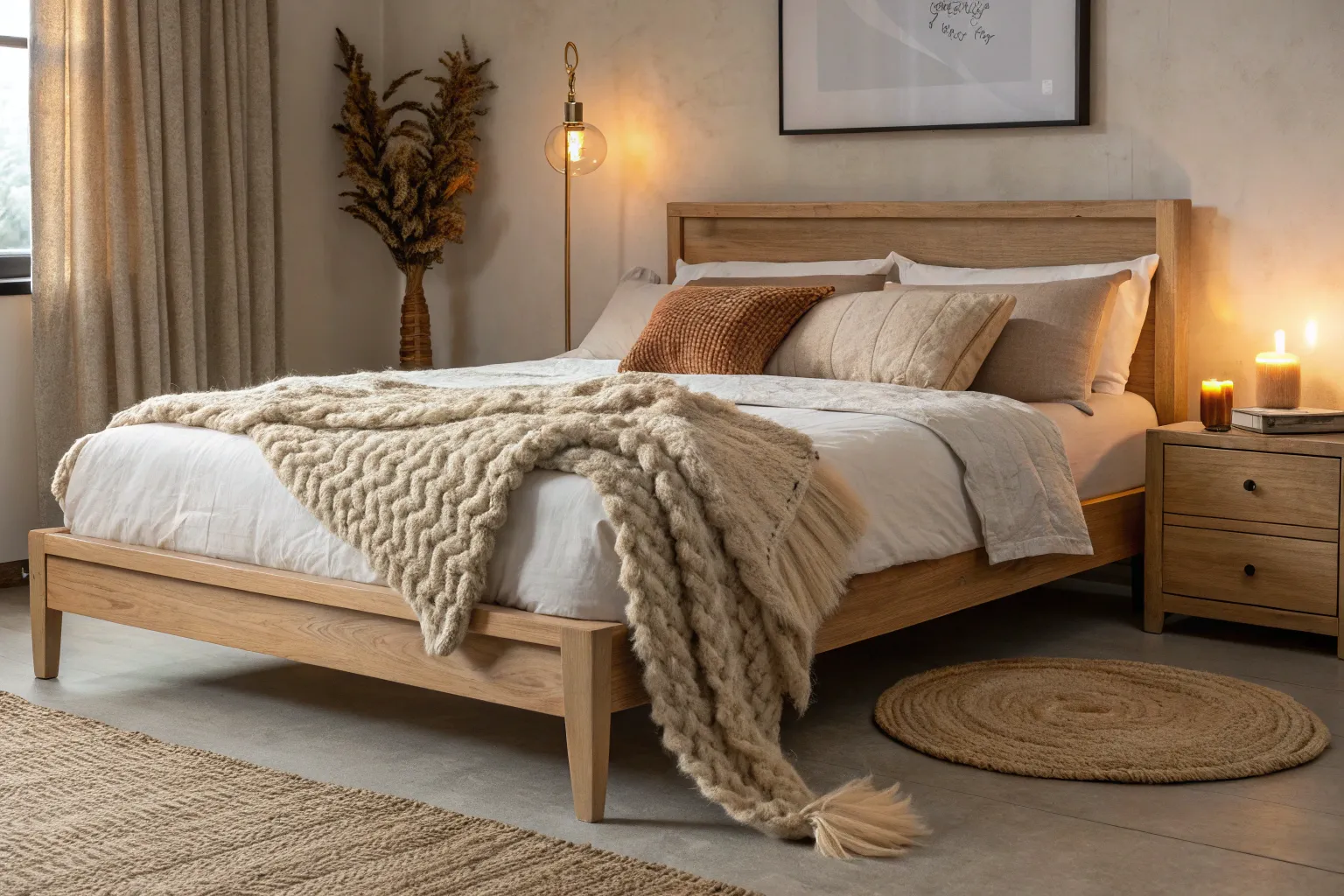 19+ Cozy Bed Ideas to Warm Up Your Bedroom with Wood Accents