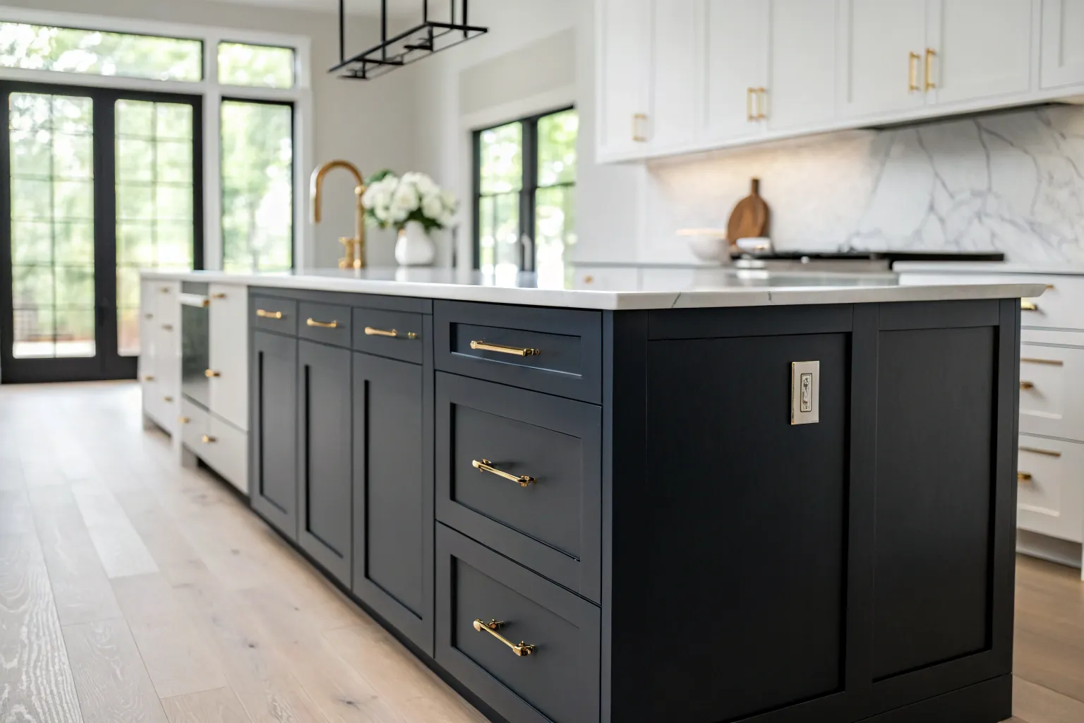 19+ Stylish Dark Cabinet Kitchen Ideas for a Warm Wood Look