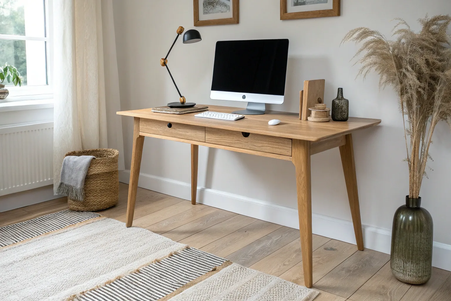 15+ Smart Wood Desk Build Ideas for a Stylish Home Office