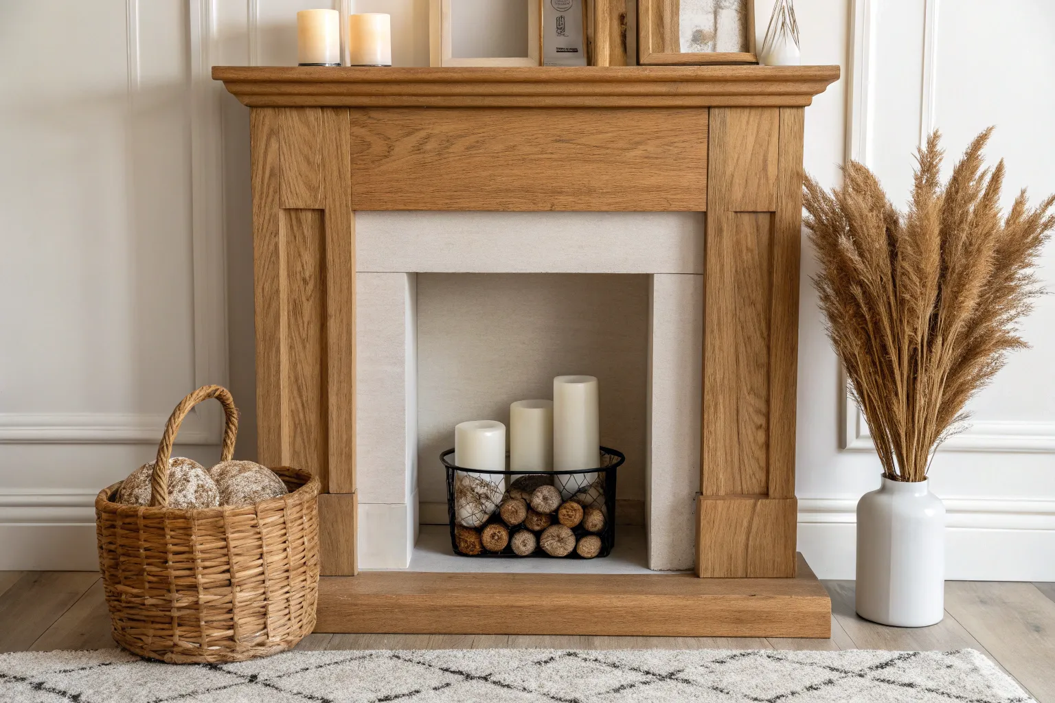 12+ Cozy Fake Fireplace Ideas for a Warm-Look Living Room