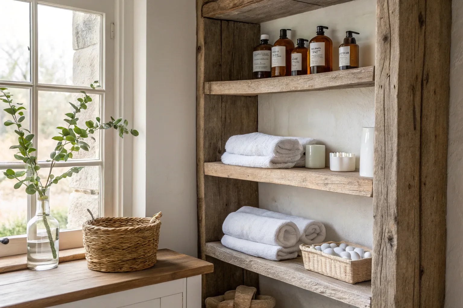 15+ Smart Farmhouse Bathroom Storage Ideas for Small Spaces