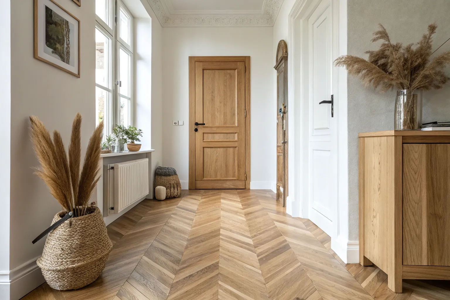 12+ Warm Wood Foyer Floor Ideas for a Welcoming Entry