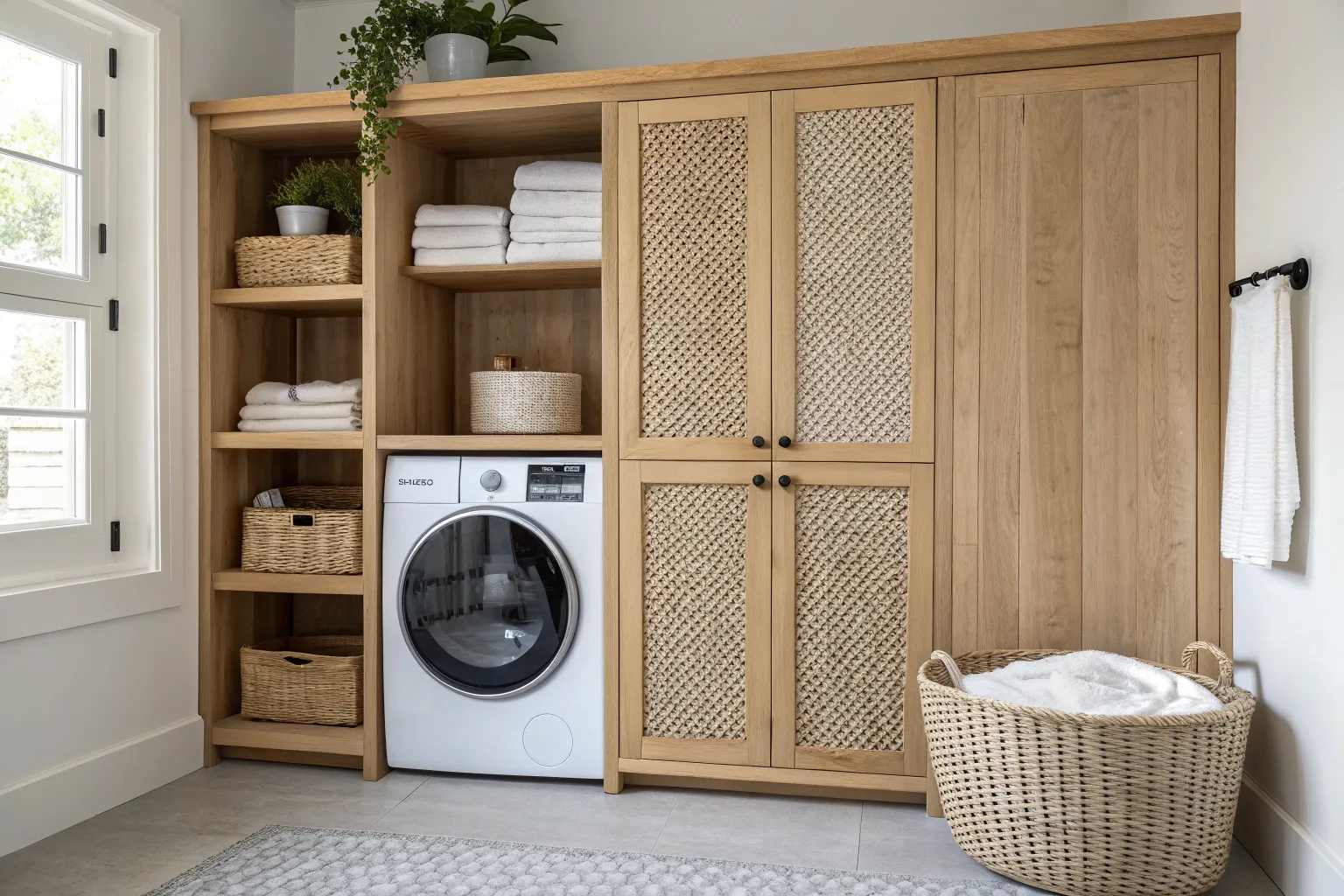 10+ Smart Laundry Cabinet Ideas for a Tidy Utility Room