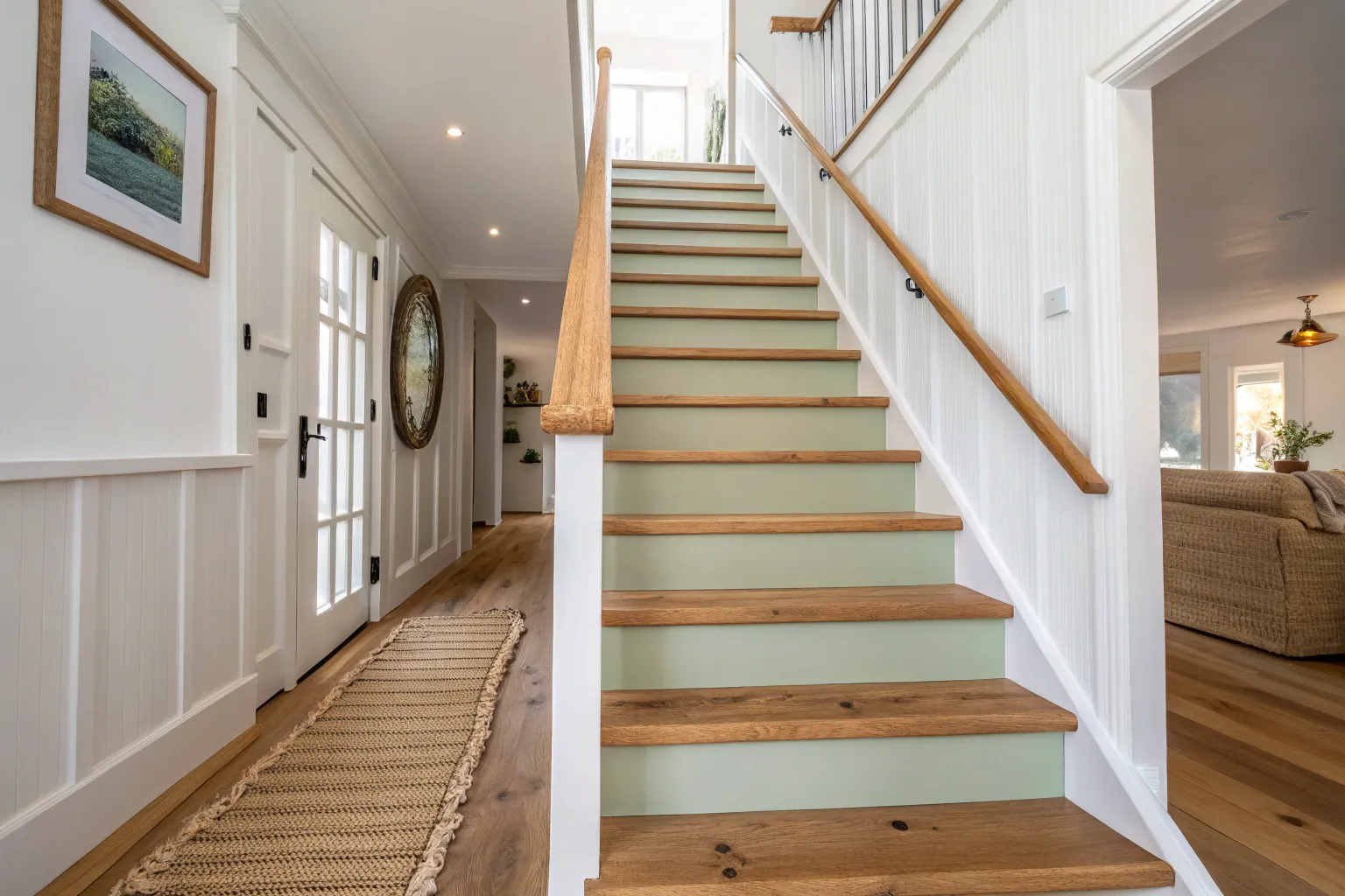 16+ Stylish Painted Staircase Ideas to Refresh Your Home