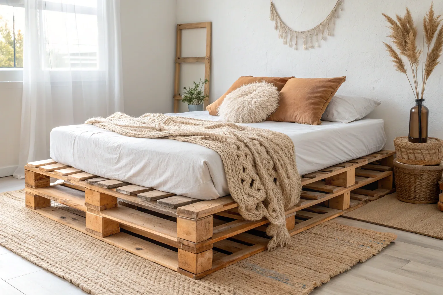 17+ Pallet Bed Designs Ideas for a Cozy, Rustic Look