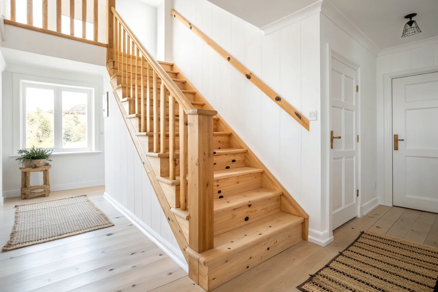 20+ Stylish Pine Staircase Ideas for a Warm, Natural Look