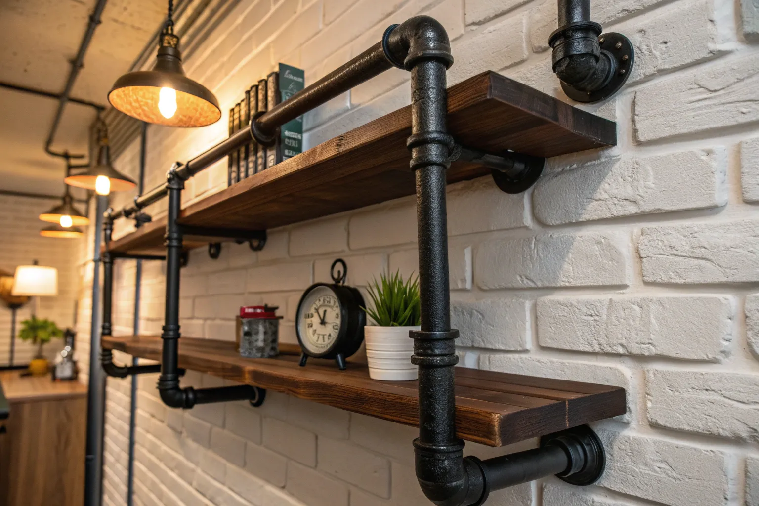 18+ Stylish Pipe Shelf Ideas for Every Room