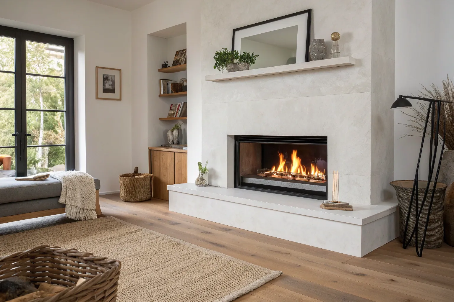 10+ Stylish Raised Fireplace No Hearth Ideas for Cozy Rooms