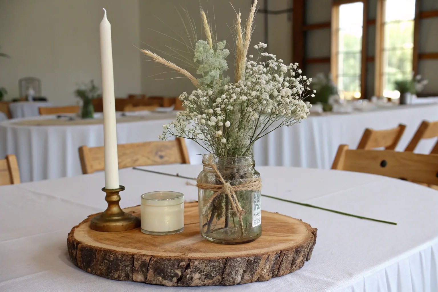 13+ Charming Rustic Wedding Centerpiece Ideas
