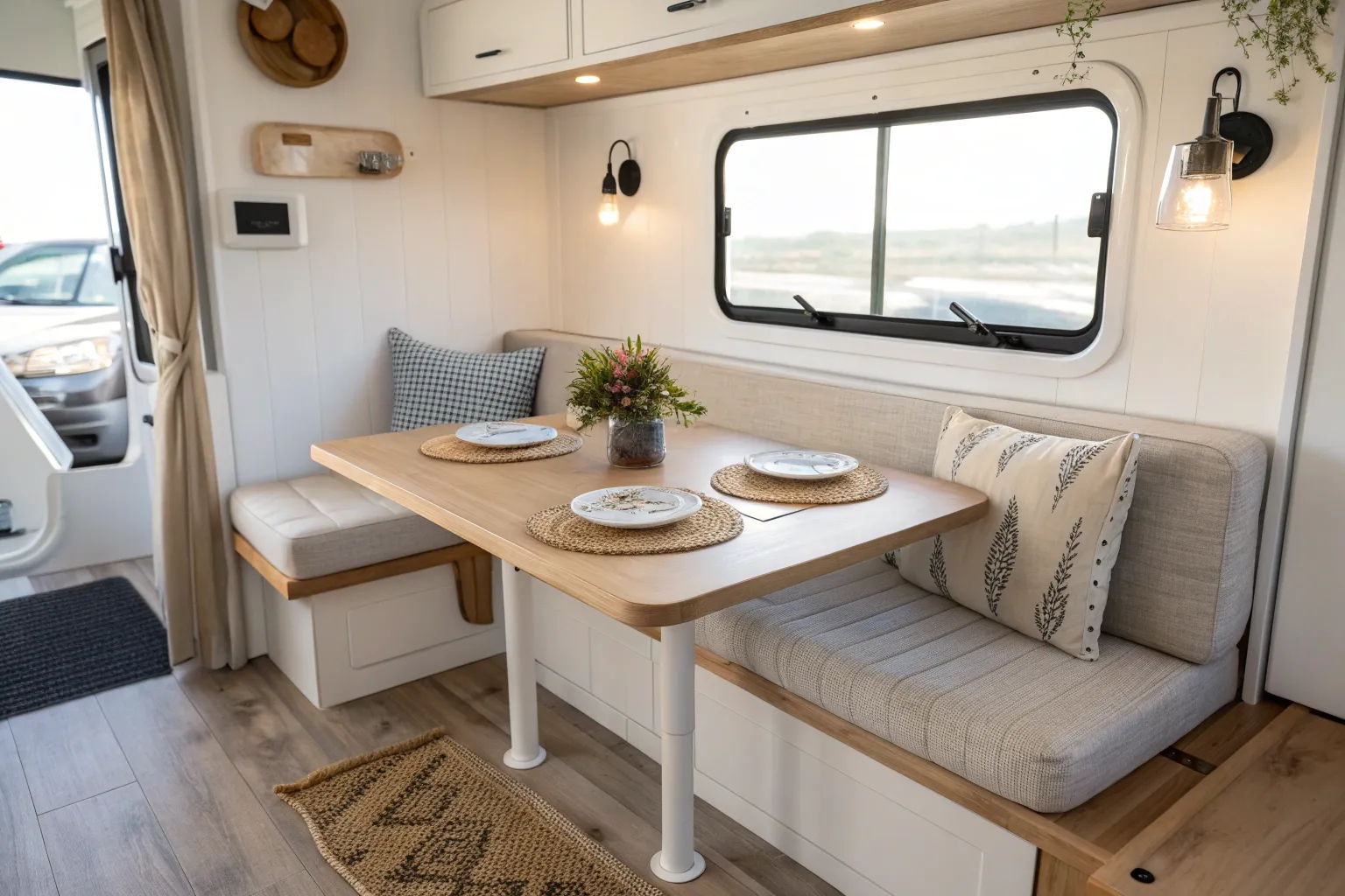 15+ Smart RV Dining Table Ideas for Small Spaces