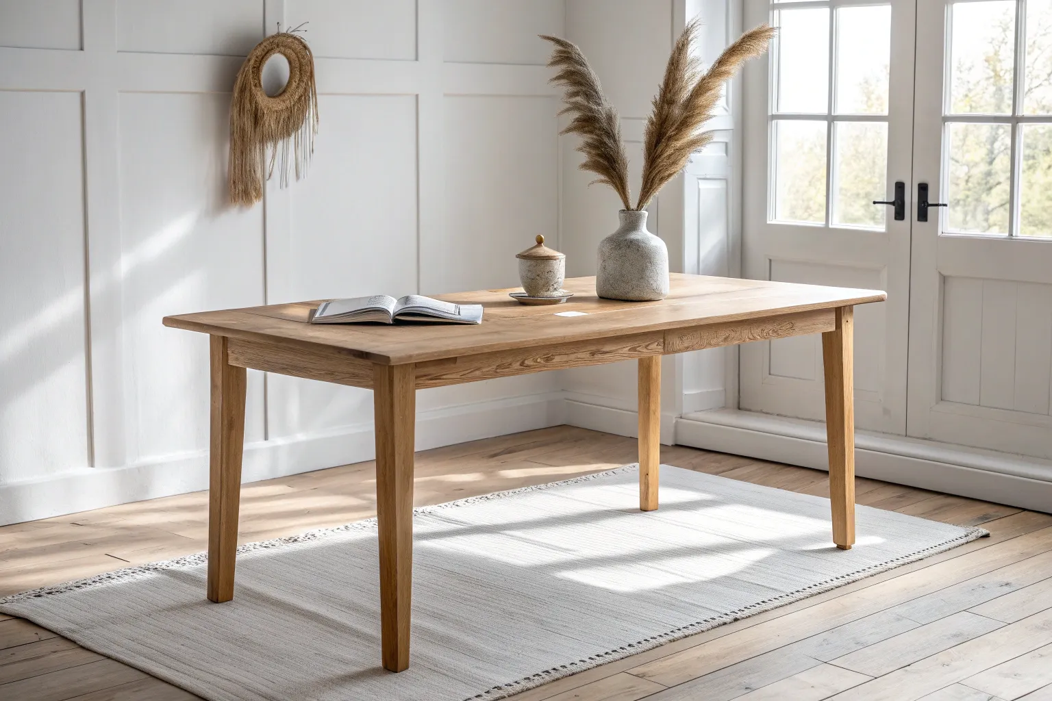 13+ Warm Scandinavian Dining Room Ideas with Natural Wood