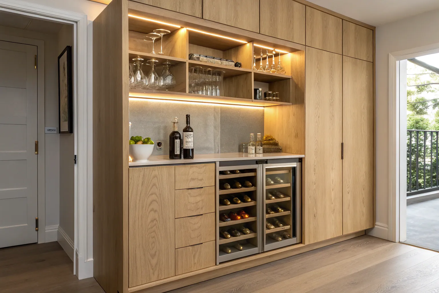 8+ Cozy Small Basement Bar Ideas in Warm Wood Tones