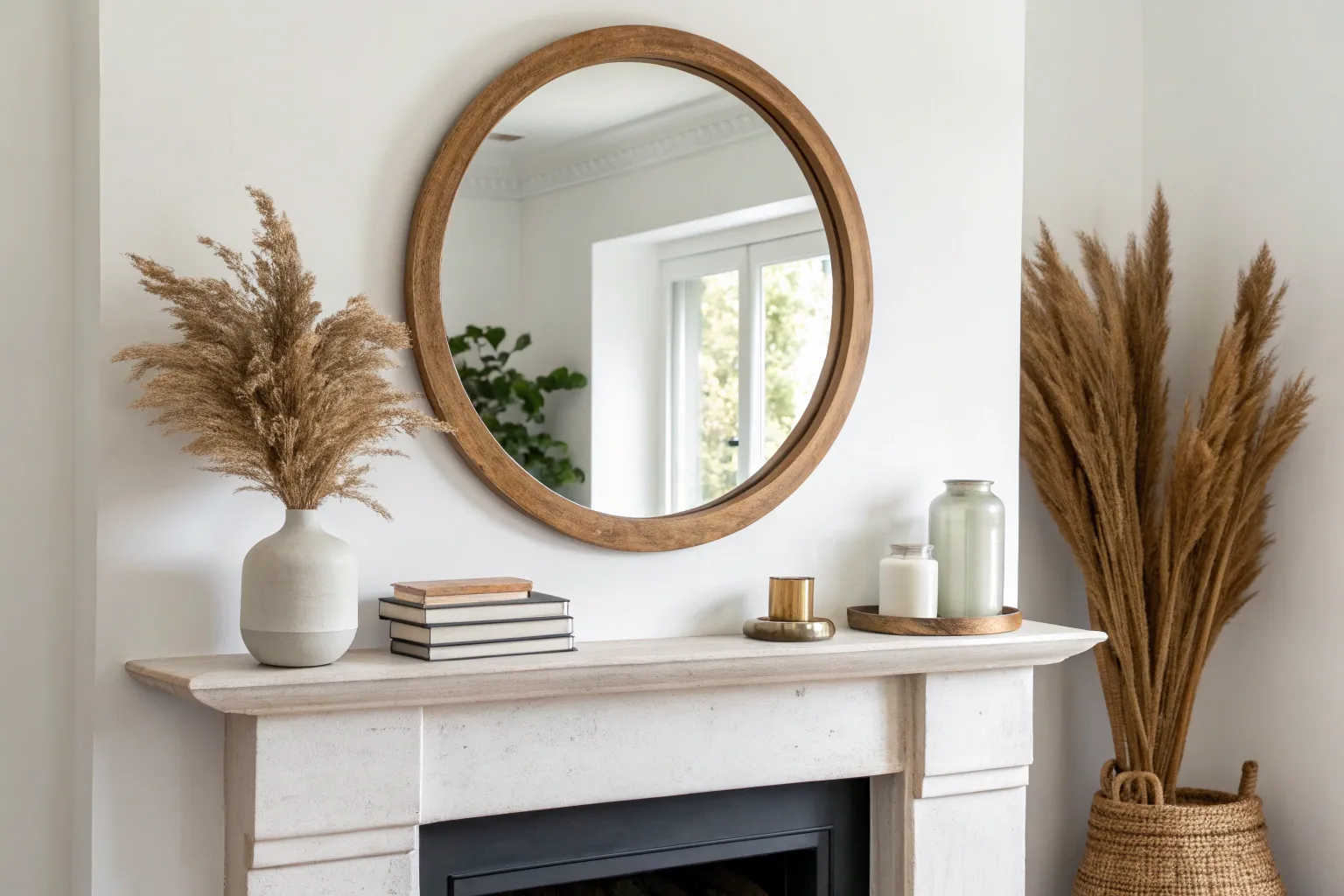 9+ Cozy Small Mantel Decor Ideas for a Woodsy Home