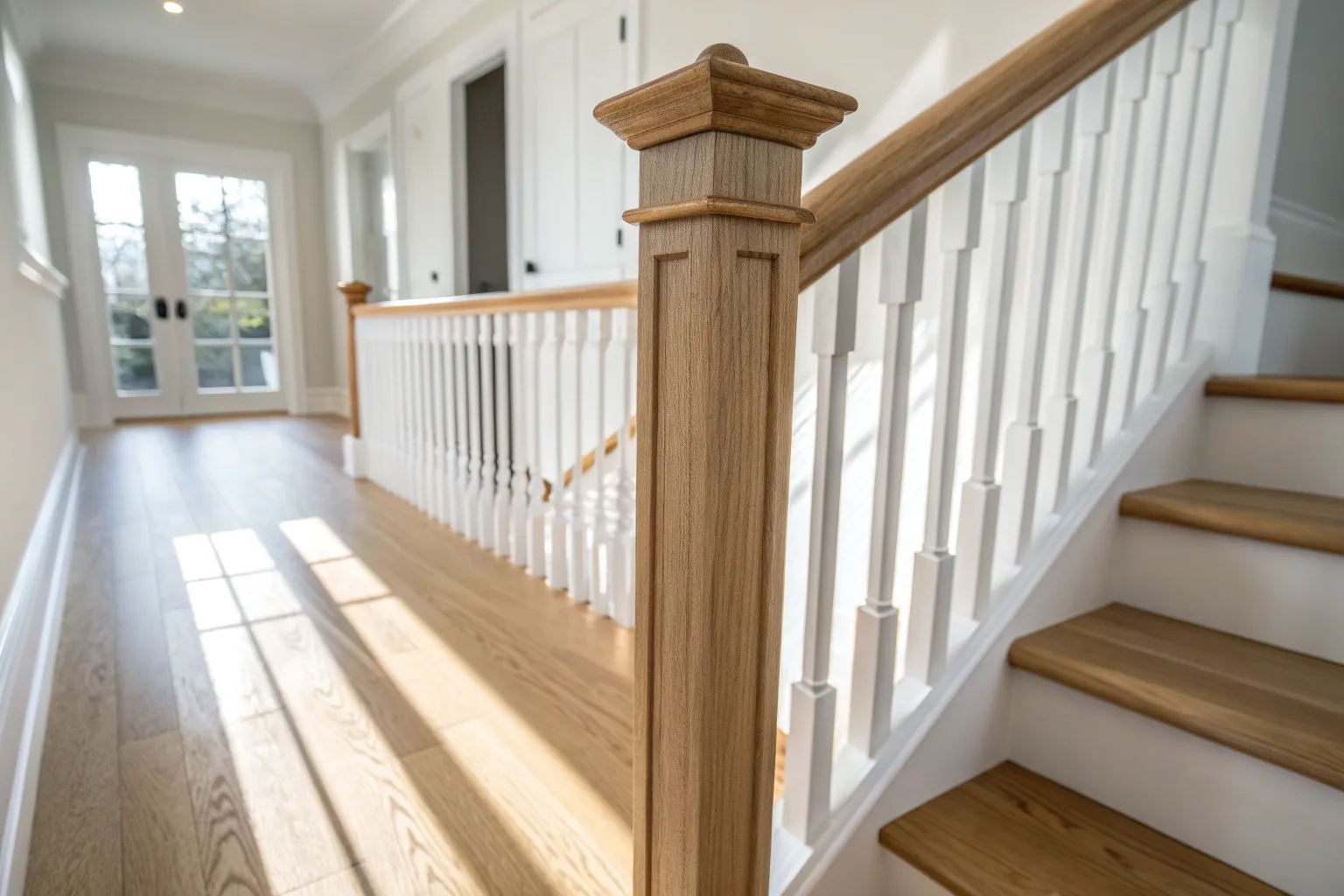 15+ Warm Upstairs Hallway Ideas with Wood Accents