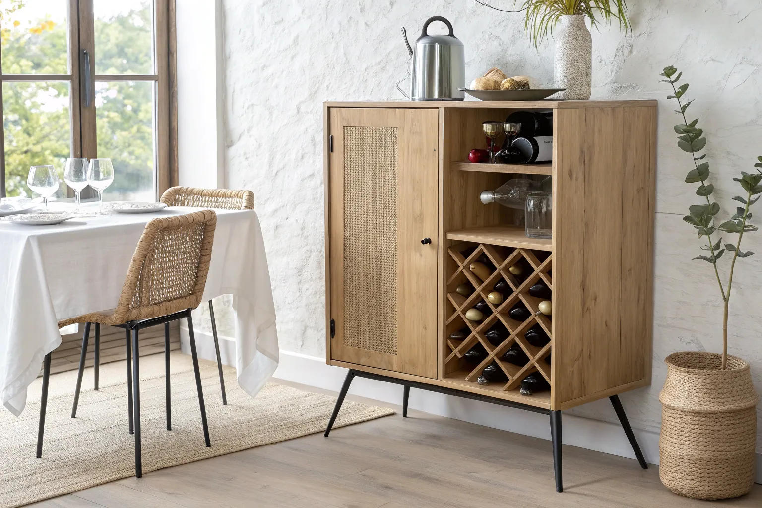 19+ Stylish Wine Cabinet Ideas for Small Spaces