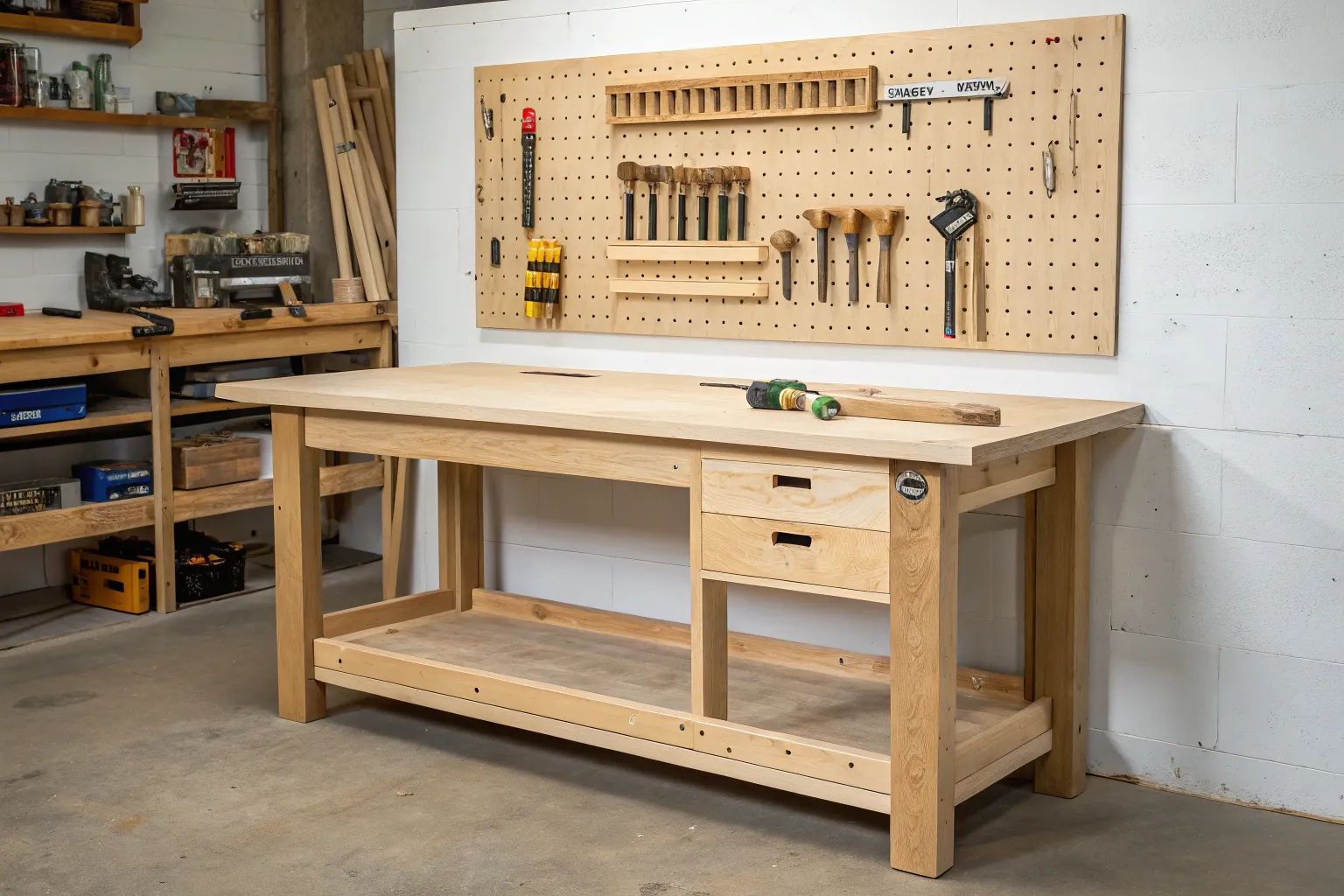 13+ Smart Workbench Organization Ideas for a Tidy Woodshop