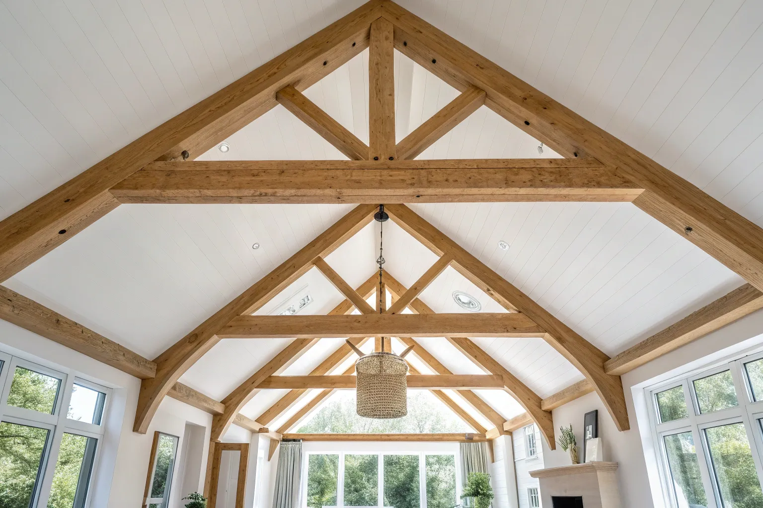 11+ Cozy A-Frame Ceiling Ideas for Wood-Loving Homes