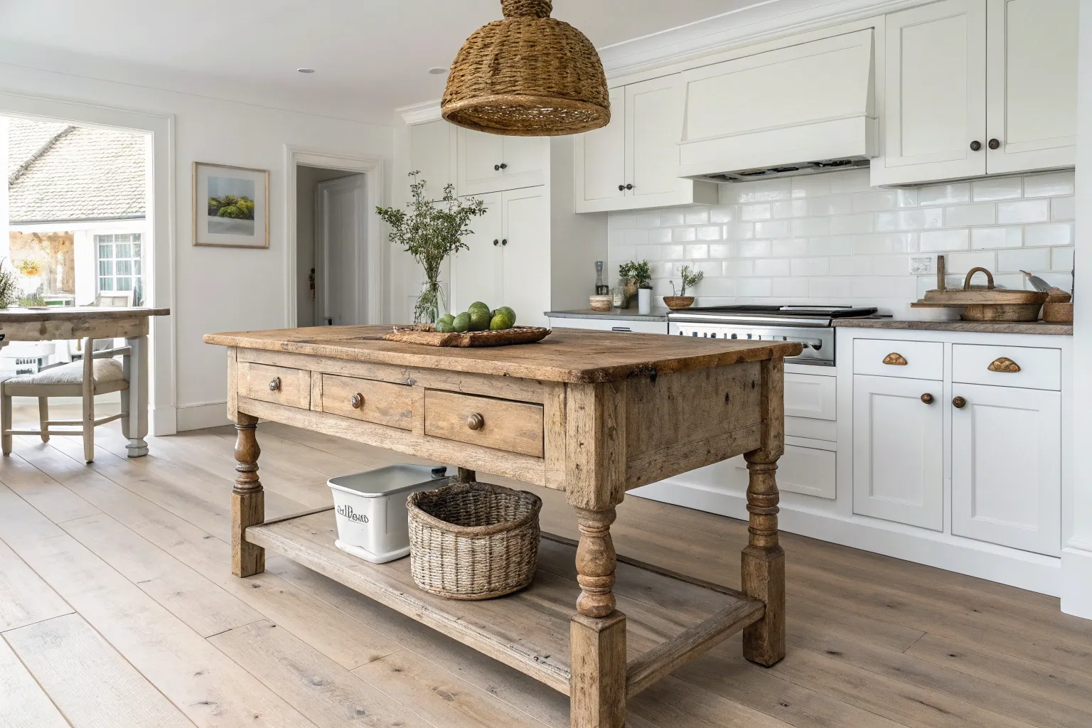 16+ Charming Antique Kitchen Island Ideas for a Warm, Cozy Kitchen